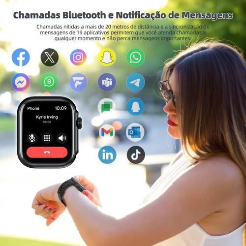 Relógio Smartwatch Bettdow FB041 GPS Alexa 5M/IP68 À Prova D'Água