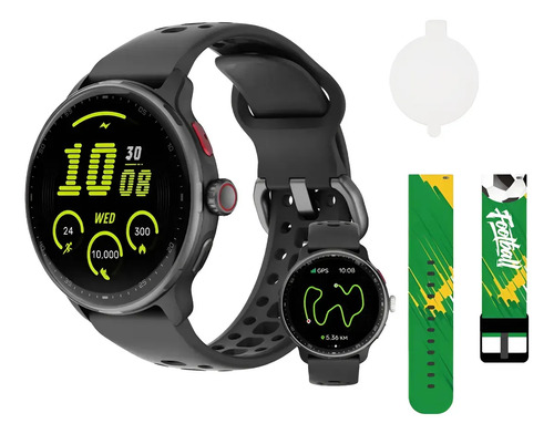 Relogio smartwatch bettdow fb050 gps tela amoled 143 preto