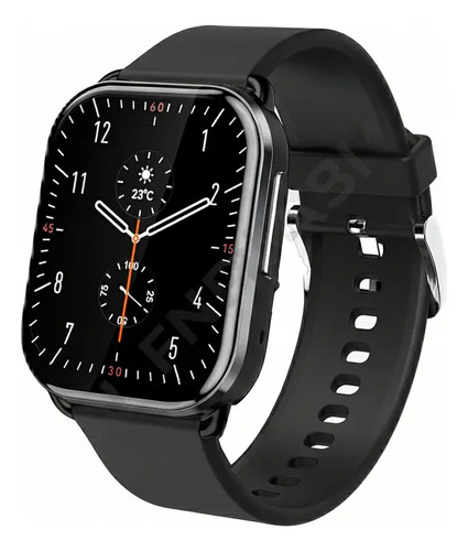 Relogio smartwatch qcy watch gs s6 bluetooth ipx8 cor preto