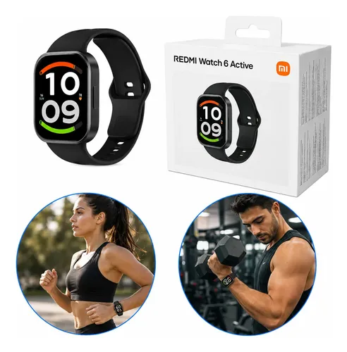 Relogio smartwatch redmi watch 6 active global gps bluetooth