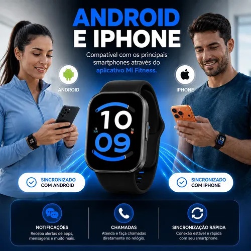 Relógio Smartwatch Redmi Watch 6 Active Global Gps Bluetooth
