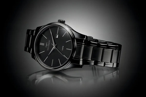 Relógio Technos Masculino Quartzo Grafite 42mm Aço Resistente à Água