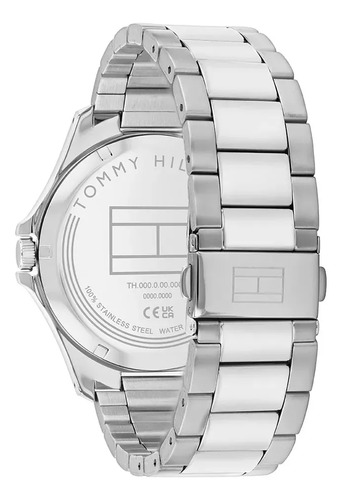 Relógio Tommy Hilfiger Masculino Aço Prateado 1710671 Prateado Preto