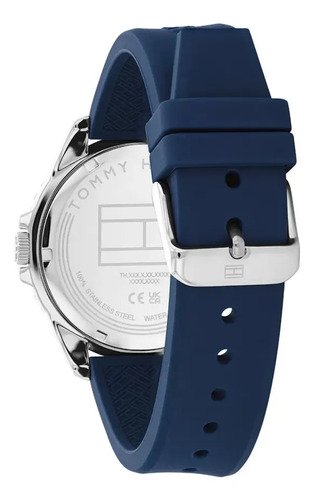 Relógio Tommy Hilfiger Masculino Borracha Azul 1792200