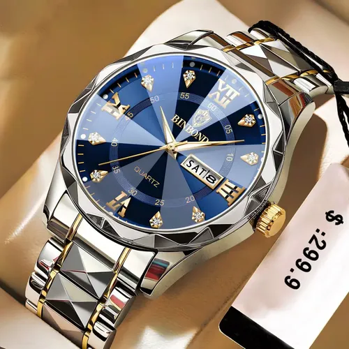 Relogios de pulso masculino quartzo original luxo negocios
