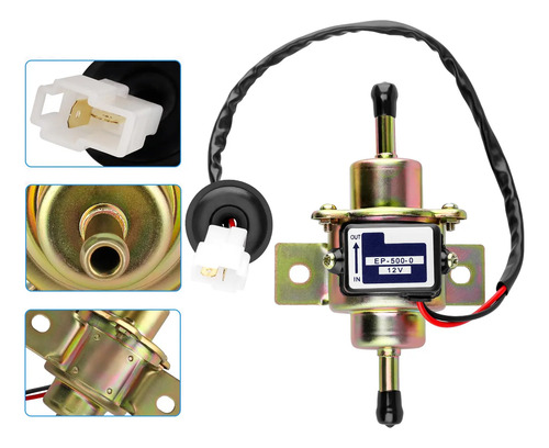 Reposicao bomba combustivel para carro carburado 12v cobre