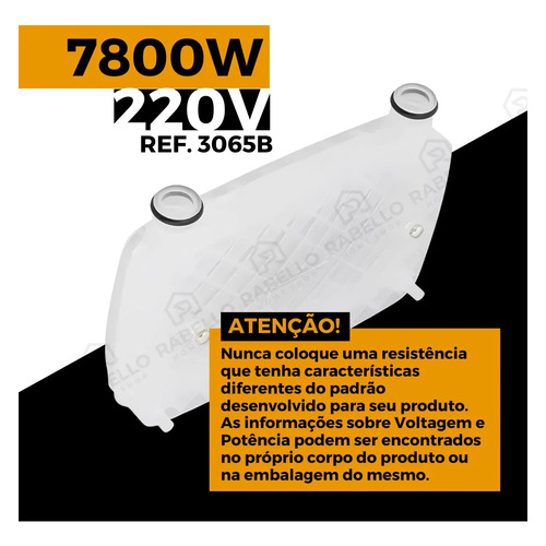 Resistência Chuveiro Acqua Duo Ultra Lorenzetti 220v 7800w