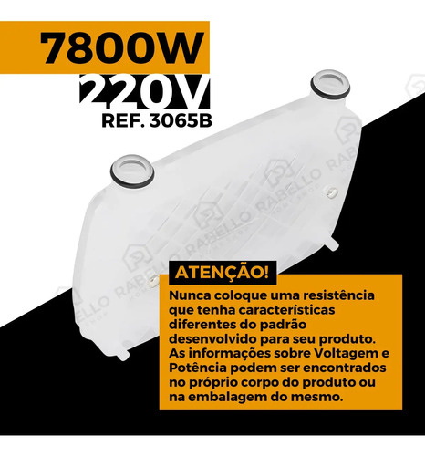Resistência Chuveiro Acqua Duo Ultra Lorenzetti 220v 7800w