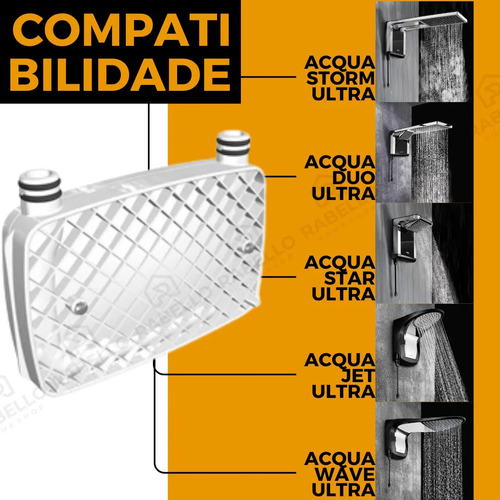 Resistência Chuveiro Acqua Duo Ultra Lorenzetti 220v 7800w