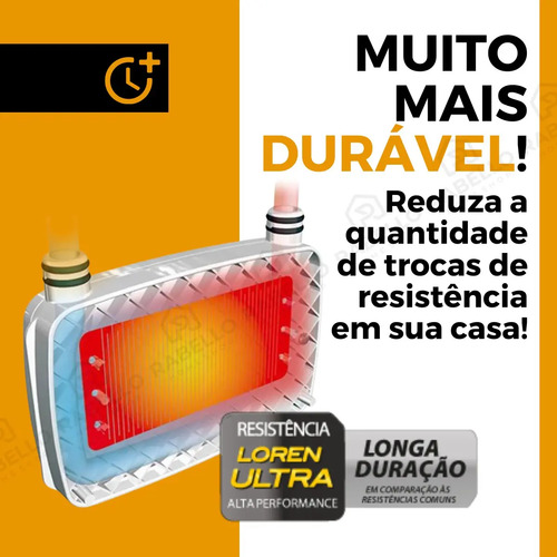 Resistência Chuveiro Acqua Duo Ultra Lorenzetti 220v 7800w