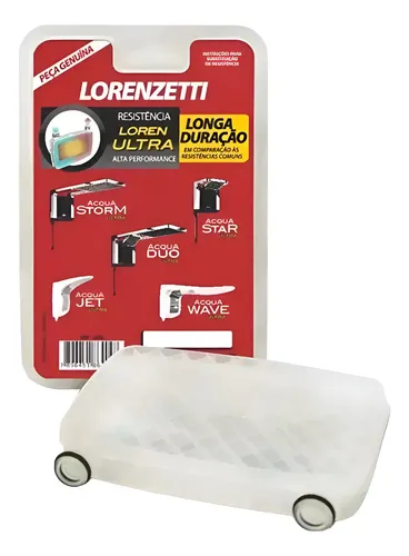 Resistencia chuveiro lorenzetti acqua duo ultra 220v 7800w