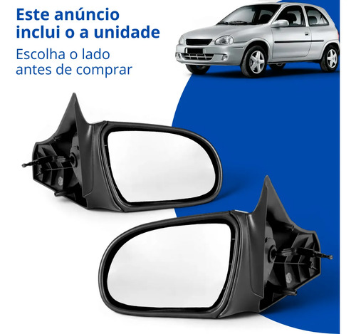 Retrovisor Corsa Classic Wind 94 95 96 97 98 99 2000 A 2014