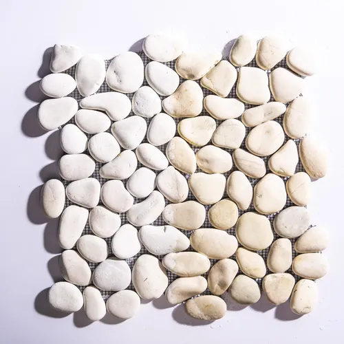 Revestimento Natural Pedra Seixo Telado Bege 32x32 Artemano