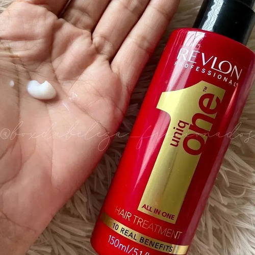 Revlon Uniq One 150 ml – Tratamento Multifuncional para Cabelos: 10 Benefícios em 1 Produto – Reparação, Brilho, Proteção Térmica e Controle de Frizz