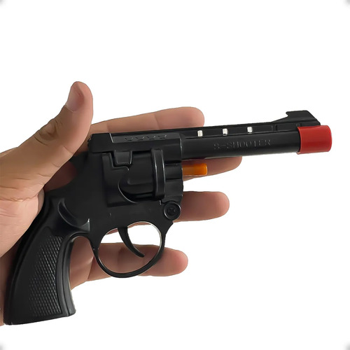 Revolver Gira Tambor Arma De Brinquedo Espoleta + Cartela 72