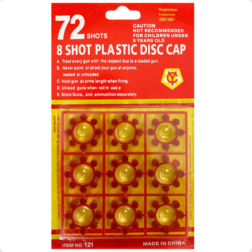Revolver Gira Tambor Arma De Brinquedo Espoleta + Cartela 72