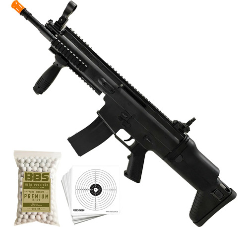 Rifle airsoft scar l polimero vigor spring mola cal 6mm