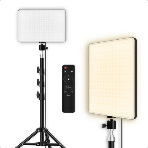 Ring light led lumi de 33cm com tripe 210m e luz ajustavel p