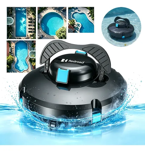 Robo aspirador de piscina automatico redroad s1 area 102 m2