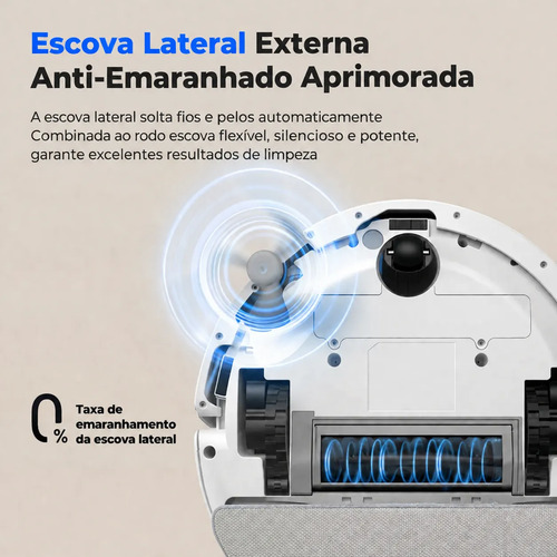 Robô Aspirador Inteligente Redroad R11 Estação Wi-fi 3 Em 1