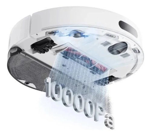 Robô Aspirador Xiaomi S40 10000pa Ultra Potente Bivolt Branc Branco