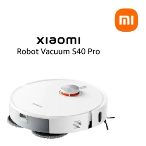 Robo aspirador xiaomi s40 pro alexa e google branco bivolt