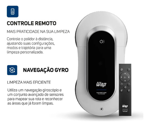 Robô De Limpeza Wap Robot W500 Policleaner
