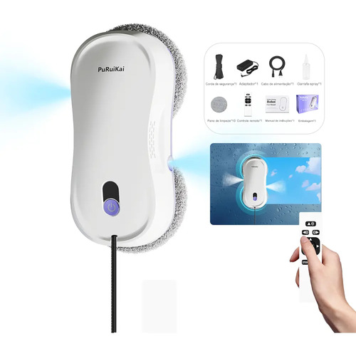 Robo inteligente limpa vidro puruikai bivolt frete gratis