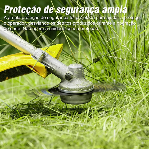 Roçadeira A Gasolina 52cc Lateral 4 Em 1 Capacidade De 1200ml 1450w Com Acessórios Mestri Dw-402