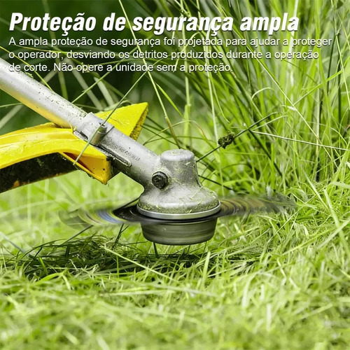 Roçadeira A Gasolina 52cc Lateral 4 Em 1 Capacidade De 1200ml 1450w Com Acessórios Mestri Dw-402