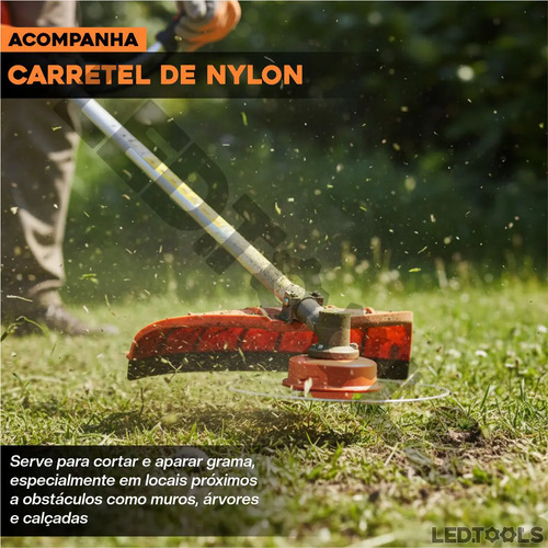 Roçadeira Knakasaki 75cc 3,5hp Gasolina 2 Tempos Profissional Multifuncional 4 Em 1