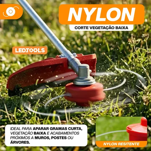 Roçadeira Nakasaki A Gasolina Profissional 75cc 2 Tempos 3hp