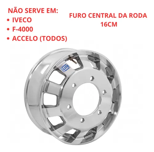 Roda Alumínio Caminhao Vw 3/4 6,00 X 17.5 Italspeed Ca02