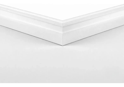 Rodape 5cm 100 poliestireno prova dagua frisado kit c 15