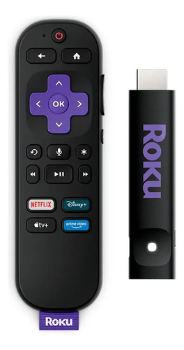 Roku Streaming Stick 2025 Para Tv Hd/fhd Controle Por Voz