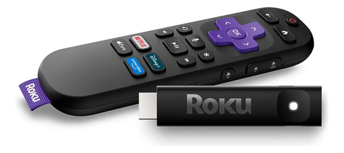 Roku Streaming Stick Plus 4K TVBox Aparelho Transforma TV em Smart Conversor Smart TV Controle Voz Wi-Fi Longo Alcance | Original NF-e | Com Apps e Canais Ao Vivo Grátis Sistema Rápido Imagem 4K HDR