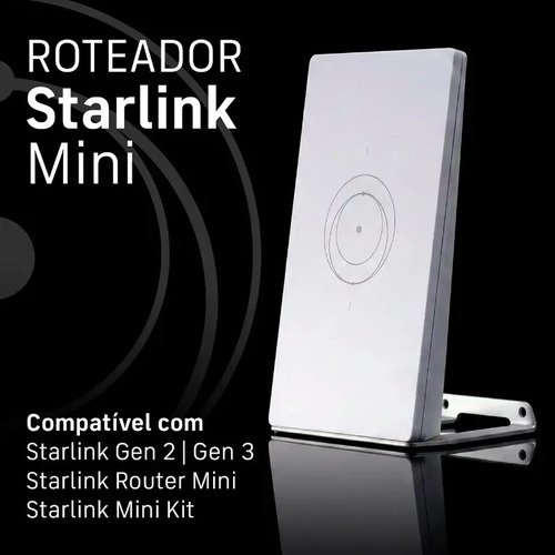 Roteador Starlink Mini Wi-fi 6 2,4ghz 5ghz Internet Gen 3