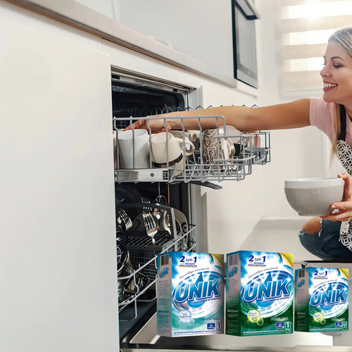 Sabão Detergente 2 Em 1 Máquina De Lavar Louça 1kg