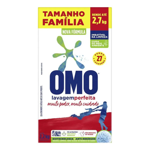 Sabão Em Pó Omo Lavagem Perfeita 2.2kg