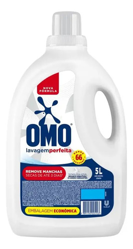 Sabao liquido omo lavagem perfeita 5l