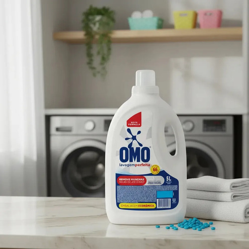 Sabão Líquido Omo Lavagem Perfeita 5L