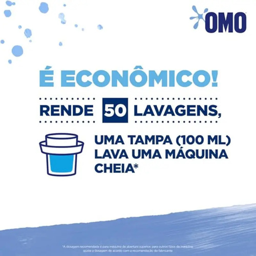 Sabão Líquido Omo Puro Cuidado 5L