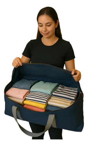 Sacolao jeans 90x60 porta sapato mala de viagem atacado fort