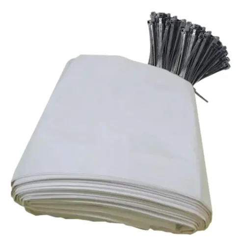 Sacos Para Silagem 52x110 Com 200 Micras + Abraçadeiras
