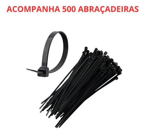 Sacos Para Silagem Silo 500 Und + 500 Abraçadeiras Fortes