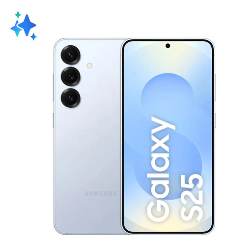 Samsung galaxy s25 5g 256gb 12gb camera tripla azul claro
