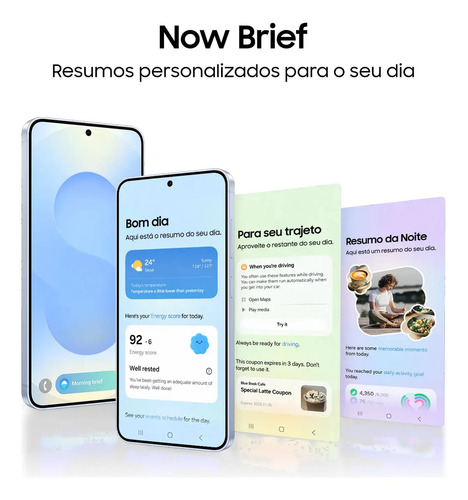Samsung Galaxy S25 5G, 256GB, 12GB, Câmera Tripla - Azul claro