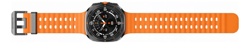 Samsung Galaxy Watch Ultra 2025 Smartwatch 47mm LTE, Galaxy AI, Titânio Aeroespacial - Titânio Cinza - Pulseira Laranja ( SM-L705FZAPZTO )