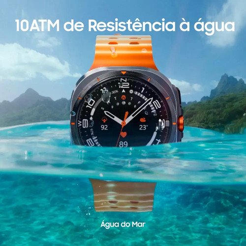 Samsung Galaxy Watch Ultra 2025 Smartwatch 47mm Lte, Galaxy Ai, Titânio Aeroespacial Titânio Azul