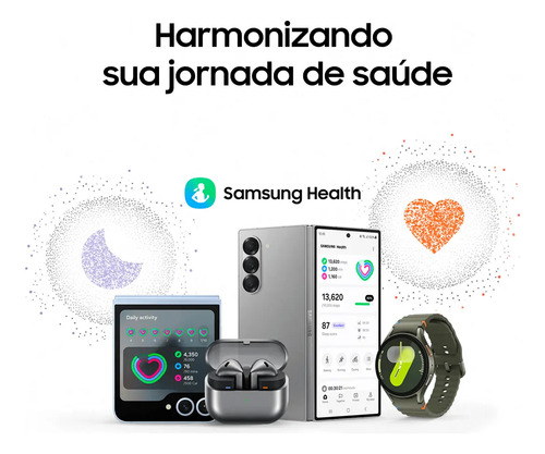 Samsung Galaxy Watch7 Smartwatch 44mm BT Galaxy AI - Prata